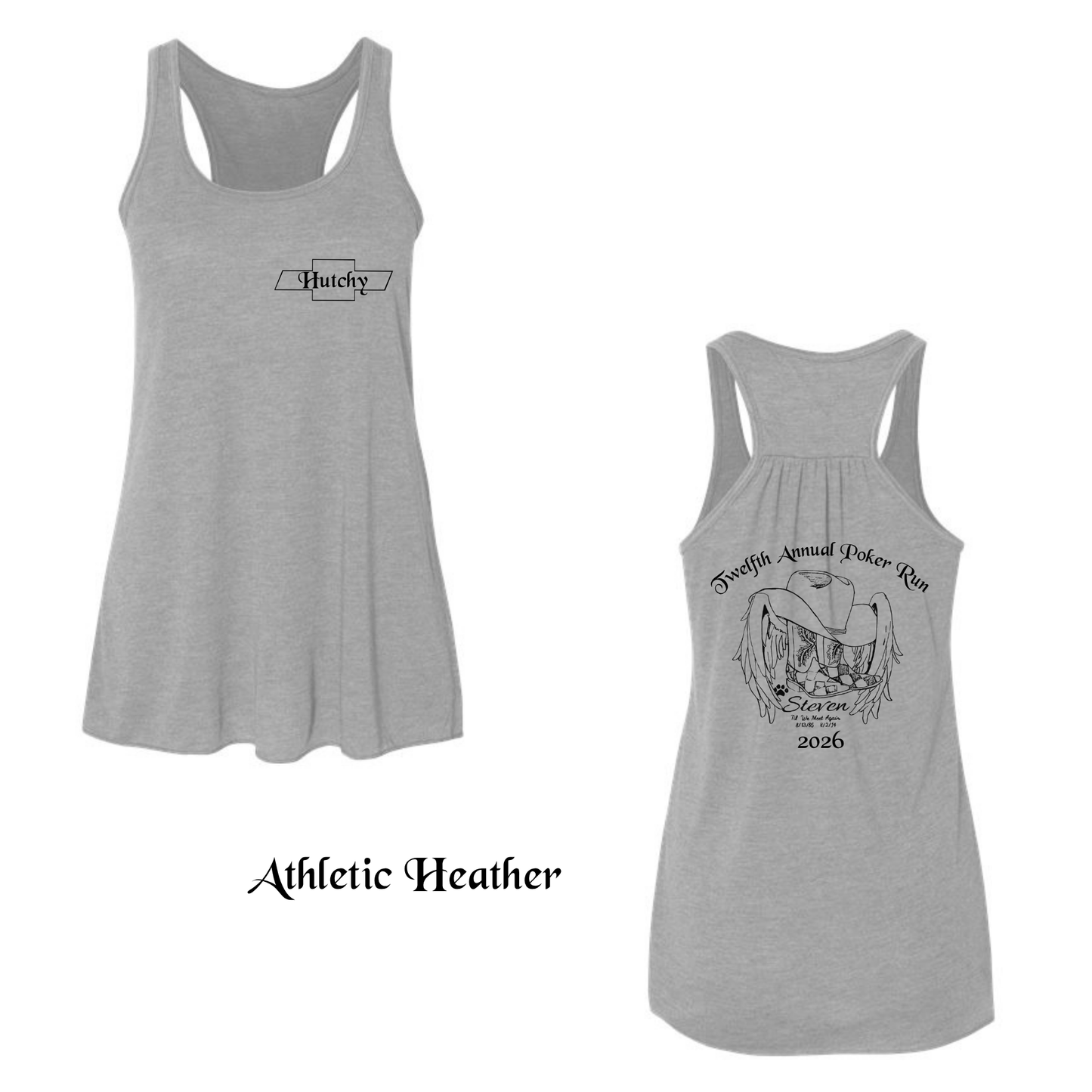 Poker Run racerback tank