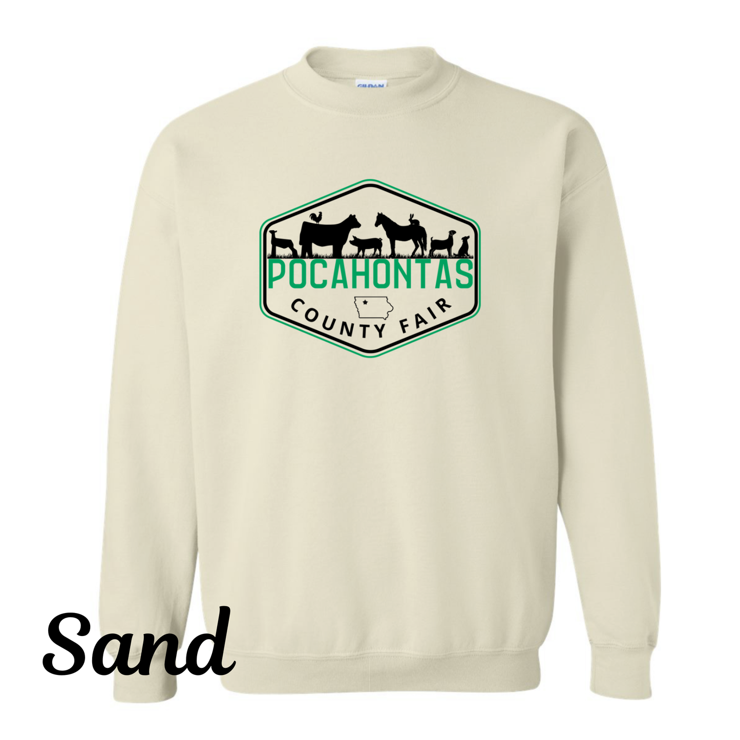 Crewneck Sweatshirt - Pocahontas County Fair