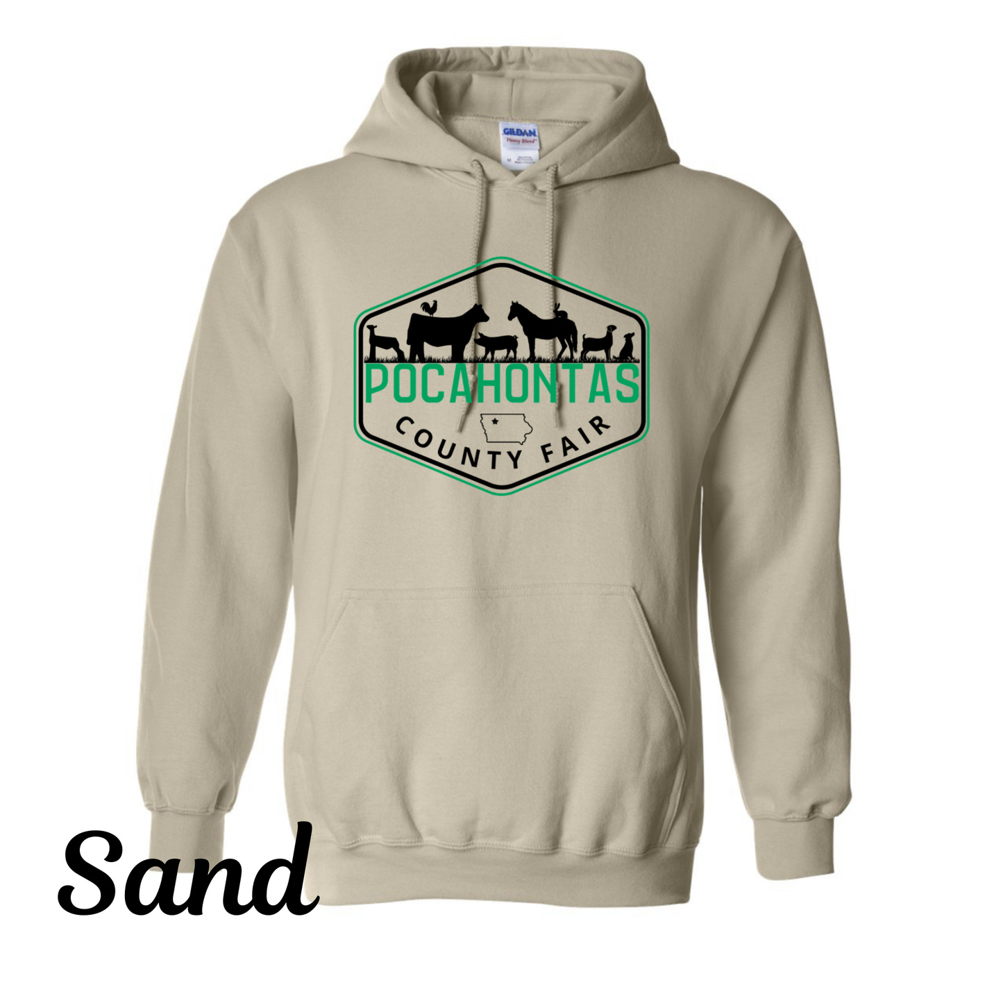 Hooded Sweatshirt - Pocahontas County Fair